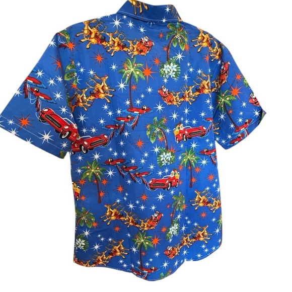 Kids Blue Pajamas with Fun Print - Picture 3 of 8